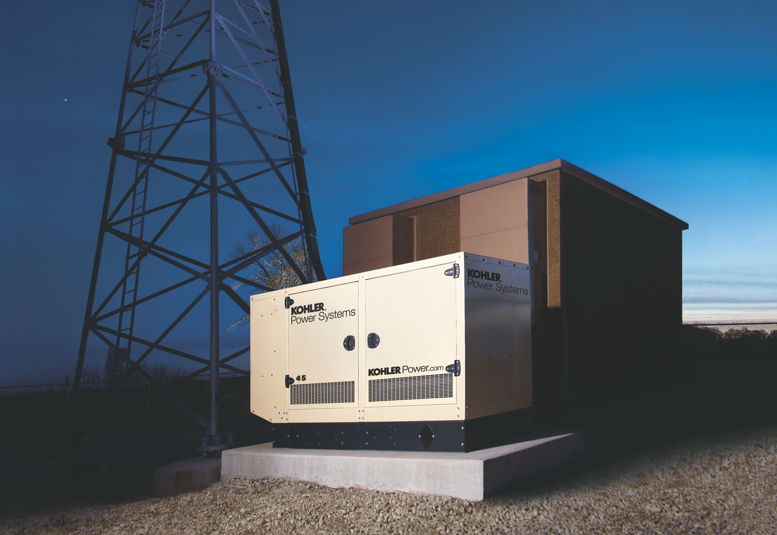 Kohler industrial generator equipment for reliable commercial and industrial backup power in Houston